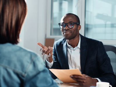 Job interview/meeting example